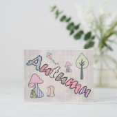 Herbstbild pastell briefkaart (Staand voorkant)