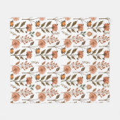 Herbstliches Blumenarrangement Fleece Deken (Voorkant (Horizontaal))