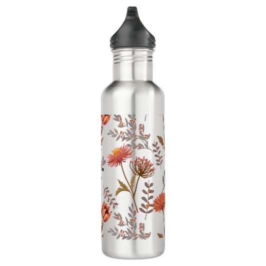 Herbstliches Blütenmosaik Waterfles (Rechts)