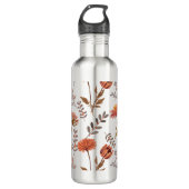 Herbstliches Blütenmosaik Waterfles (Voorkant)