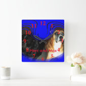 Herc & Max Vierkante Klok (Huis)