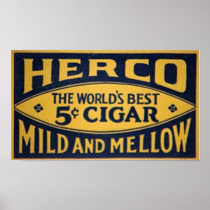 Herco Cigar-1905 Poster