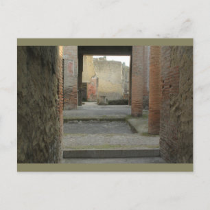 Herculaneum Ruins, Campanië, Briefkaart van Italië