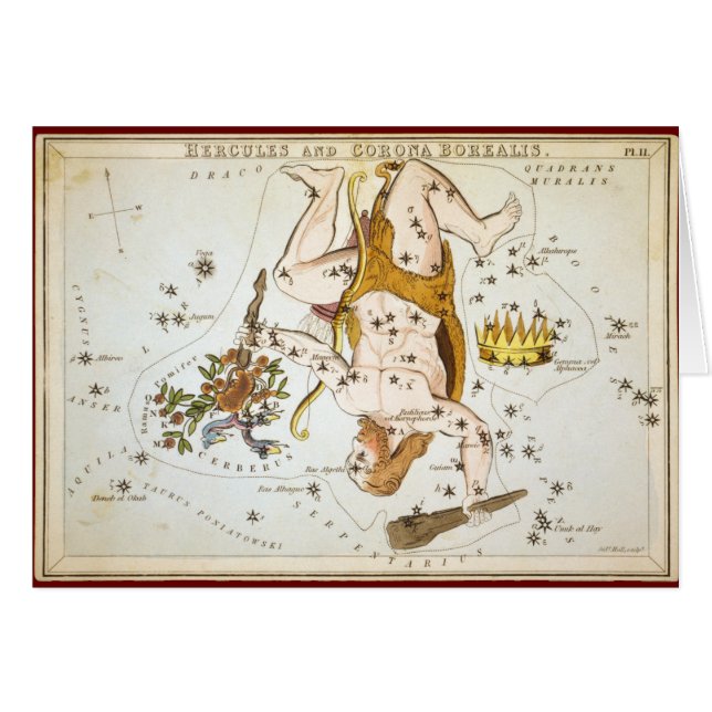Hercule et couronne Borealis (Devant horizontal)