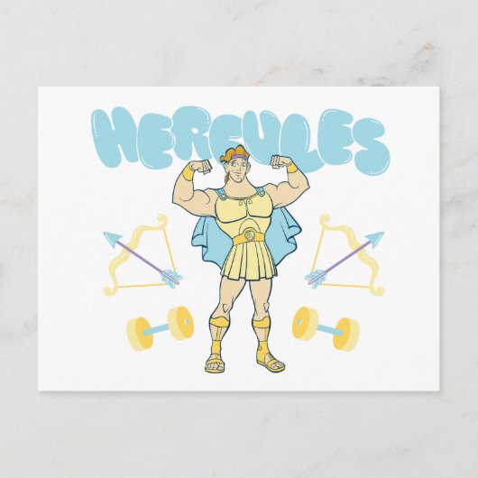 Hercules Arrows and Dumbbells Flex Postcard Briefkaart (Voorkant)