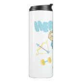 Hercules Arrows and Dumbbells Flex Thermal Tumbler Thermosbeker (Gedraaid links)