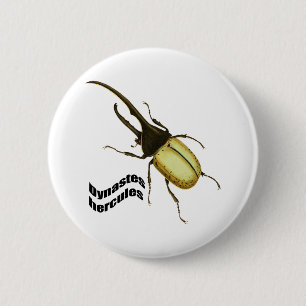 Hercules Beetle Ronde Button 5,7 Cm