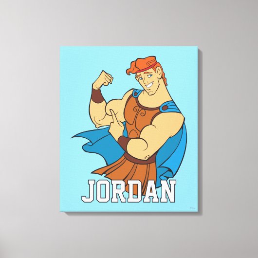 Hercules Bicep Flex Canvas Print (Voorkant)