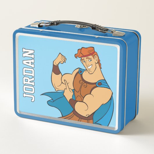 Hercules Bicep Flex Metal Lunch Box (Dos)