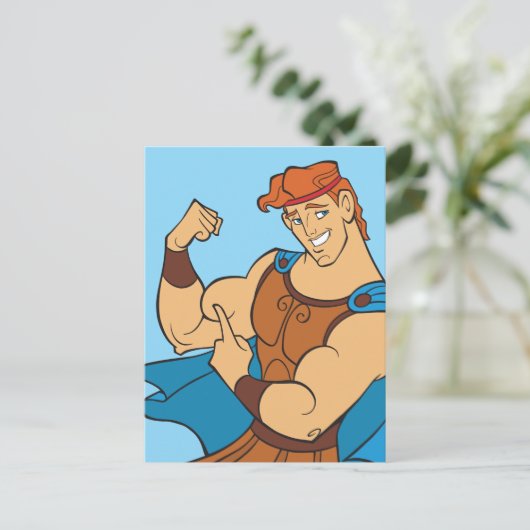 Hercules Bicep Flex Postcard Briefkaart (Staand voorkant)