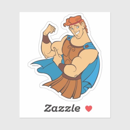 Hercules Bicep Flex Sticker (Feuille)