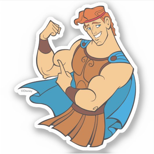 Hercules Bicep Flex Sticker (Devant)