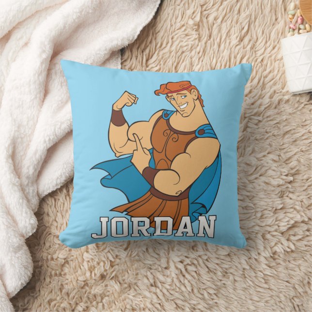 Hercules Bicep Flex Throw Pillow Kussen (Deken)
