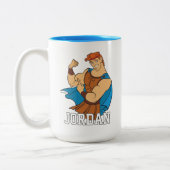 Hercules Bicep Flex Two-Tone Coffee Mug (Gauche)