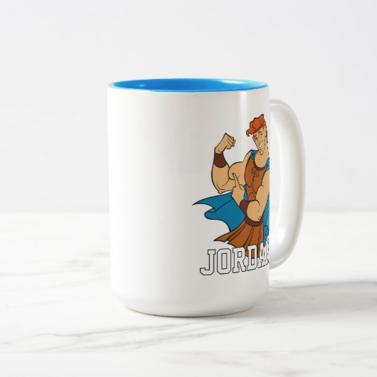 Hercules Bicep Flex Two-Tone Coffee Mug (Devant droit)
