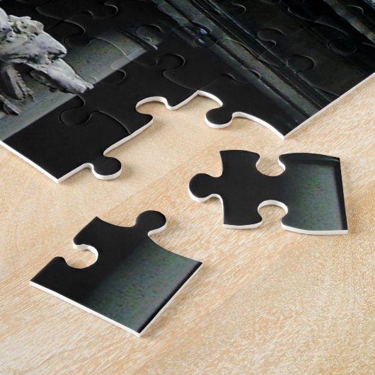 Hercules en Cacus Statue Legpuzzel (Zijkant)