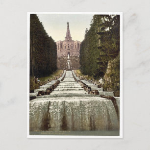 Hercules en cascades, Wilhelmshohe, Cassel (d.w.z. Briefkaart