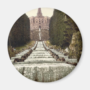 Hercules en cascades, Wilhelmshohe, Cassel (d.w.z. Magneet