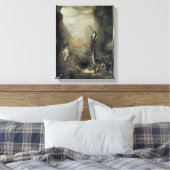 Hercules en de Lernaean Hydra Canvas Afdruk (Insitu (Slaapkamer))