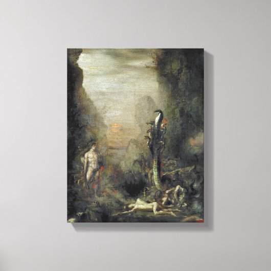 Hercules en de Lernaean Hydra Canvas Afdruk (Voorkant)