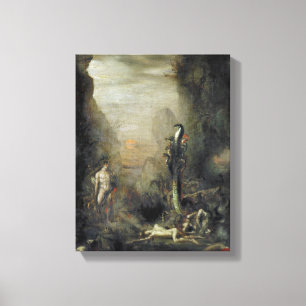 Hercules en de Lernaean Hydra Canvas Afdruk
