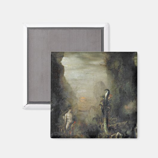 Hercules en de Lernaean Hydra Magneet (Voorkant / Achterkant)