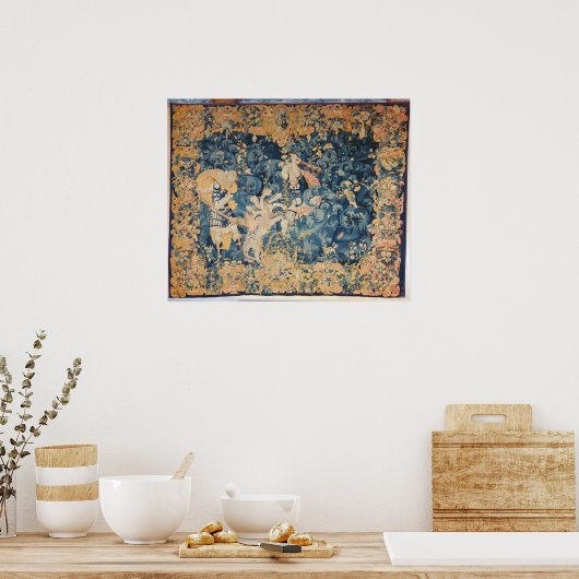 Hercules en de Lernaean Hydra Poster (Keuken)