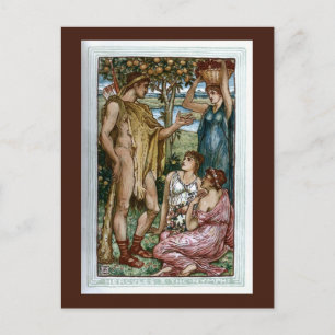 Hercules en de Nymfs Briefkaart