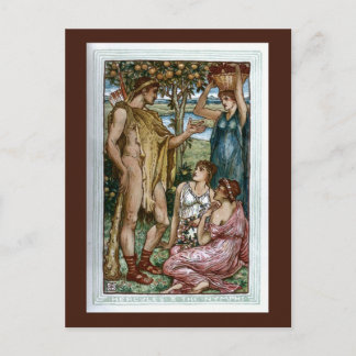 Hercules en de Nymfs Briefkaart