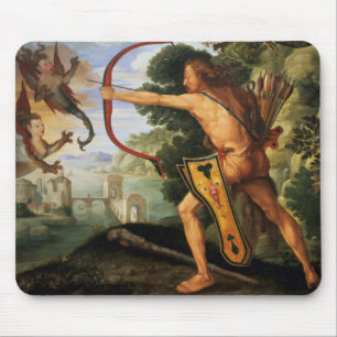 Hercules en de Stymfaliaanse vogels, 1600 Muismat