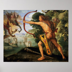 Hercules en de Stymfaliaanse vogels, 1600 Poster