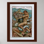 Hercules en het oude Man van het Zee Poster (Voorkant)