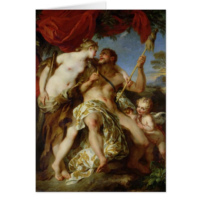 Hercules en Omphale, 1724 (Voorkant)
