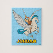 Hercules Riding Pegasus Jigsaw Puzzle (Vertical)