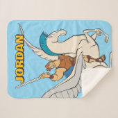 Hercules Riding Pegasus Sherpa Blanket Sherpa Deken (Voorkant (horizontaal))