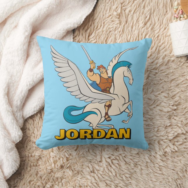 Hercules Riding Pegasus Throw Pillow Kussen (Deken)