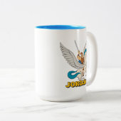 Hercules Riding Pegasus Two-Tone Coffee Mug (Devant droit)