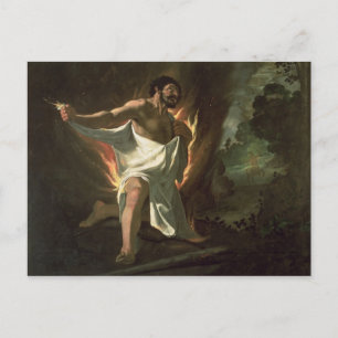 Hercules Tearing the Burning Robe, c.1634 Briefkaart
