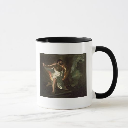 Hercules Tearing the Burning Robe, c.1634 Mok (Rechts)