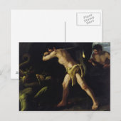 Hercules vechten met de Lernaean Hydra Briefkaart (Voorkant / Achterkant)