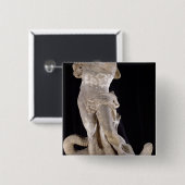 Hercules vechten tegen de Lernaean Hydra Vierkante Button 5,1 Cm (Voorkant /achterkant)