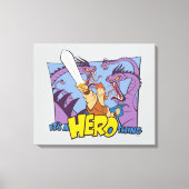 Hercules vs Hydra - It's a HERO Thing Canvas Print (Voorkant)