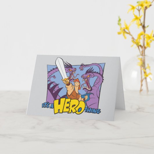 Hercules vs Hydra - It's a HERO Thing Card Kaart (Gele Bloem)