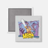 Hercules vs Hydra - It's a HERO Thing Magnet Magneet (Voorkant / Achterkant)