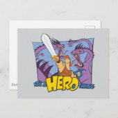 Hercules vs Hydra - It's a HERO Thing Postcard Briefkaart (Voorkant / Achterkant)