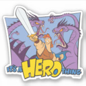Hercules vs Hydra - It's a HERO Thing Sticker (Devant)