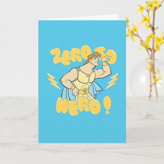 Hercules - Zero to Hero Card Kaart (Gele Bloem)