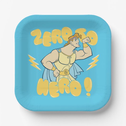 Hercules - Zero to Hero Paper Plates Papieren Bordje (Voorkant)