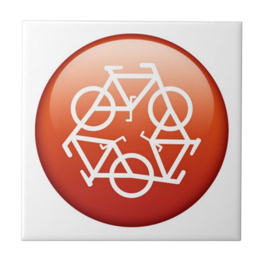 Hercycluskeramische Tegel Tegeltje (Voorkant)