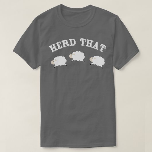 Herd dat boeren schapenlammeren koken t-shirt (Design voorkant)